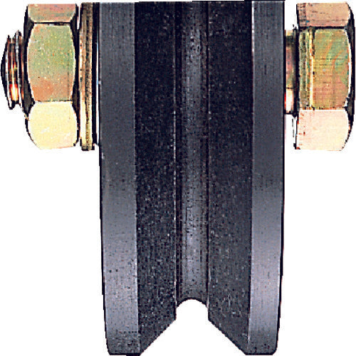 ヨコヅナ 鉄重量戸車 車のみ 105mm V JHP-1055 1 個