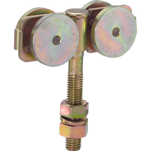 DAIKEN No. 3 Door Hanger Bearing Double Wheel Flexible Type Long Bolt Specification 1 3-4WH-BN-1LB 1 pc