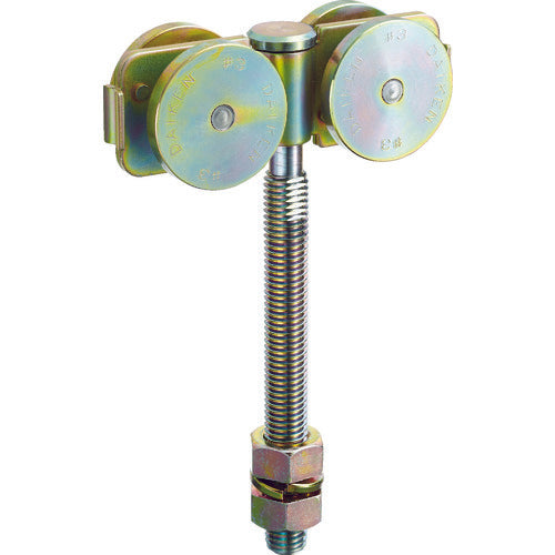 DAIKEN Bearing double wheel for No. 3 door hanger Flexible type Long bolt specification 2 3-4WH-BN-2LB 1 piece