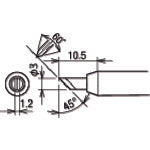 굿 교체 팁 3K형 RX802/852AS용 RX-80HRT-PH3K 1개