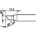 굿 교환 코티처(RX-8 시리즈) 흙손 지름 φ4mm RX-80HRT-PH4C 1개