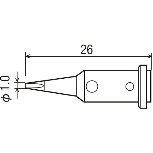 GUT Replacement tip 1D type for GP510 GP-510RT-1D 1 piece