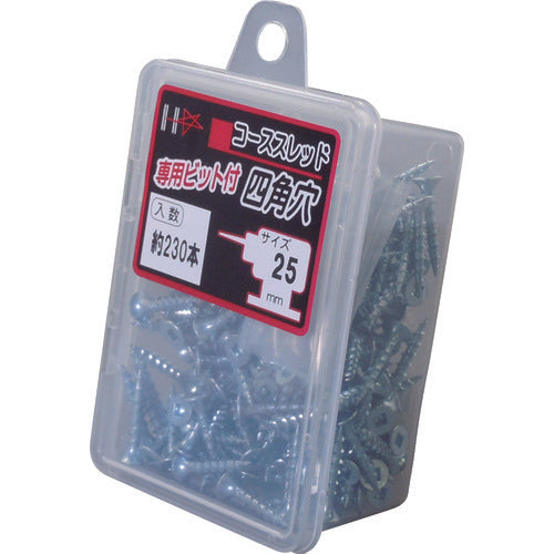 DAIDОHANT HC 四角穴コース #2ビット付 25(約230本) 10176650 1 PK