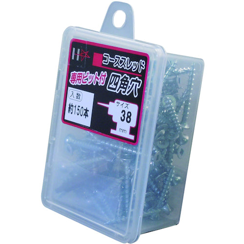 DAIDОHANT HC 四角穴コース #2ビット付 38(約150本) 10176653 1 PK