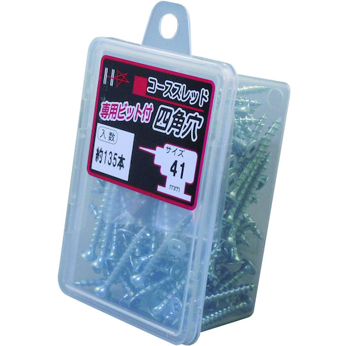 DAIDОHANT HC 四角穴コース #2ビット付 41(約135本) 10176654 1 PK