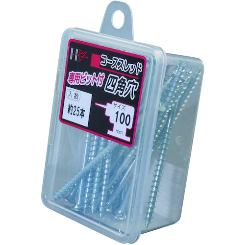 DAIDОHANT HC 四角穴コース #2ビット付 100(約25本) 10176661 1 PK