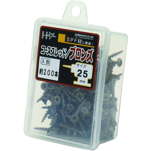 DAIDОHANT HC カラーコーススレッド 25 ブロンズ(約200本) 10176704 1 PK