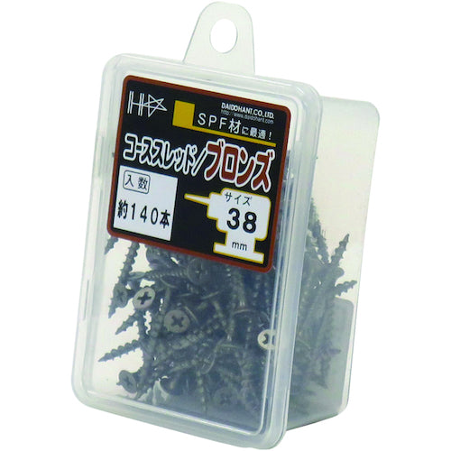 DAIDOHANT HC 컬러 코스 스레드 38 청동 (약 140 개) 10176706 1 PK