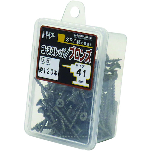 DAIDOHANT HC 컬러 코스 스레드 41 청동 (약 120 개) 10176707 1 PK