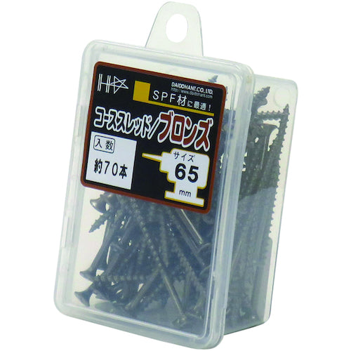 DAIDOHANT HC 컬러 코스 스레드 65 청동 (약 70 개) 10176710 1 PK