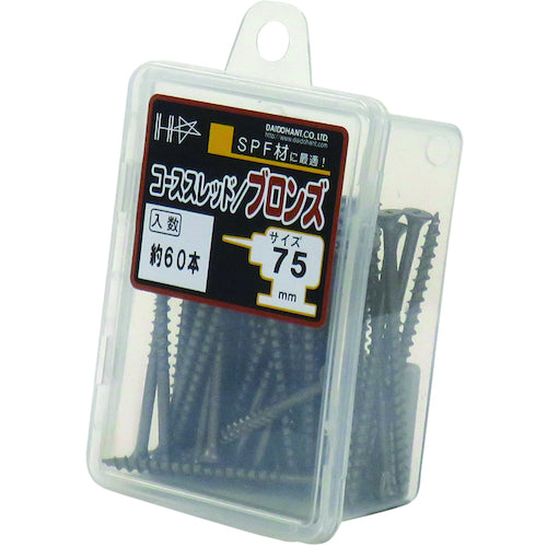 DAIDOHANT HC 컬러 코스 스레드 75 청동 (약 60 개) 10176711 1 PK