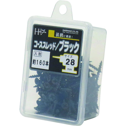 DAIDОHANT HC カラーコーススレッド 28 ブラック(約160本) 10176739 1 PK