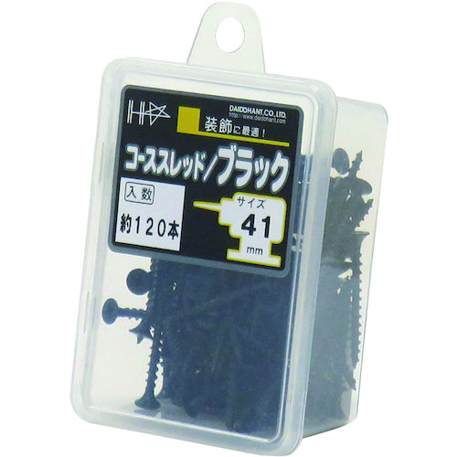 DAIDОHANT HC カラーコーススレッド 41 ブラック(約120本) 10176740 1 PK