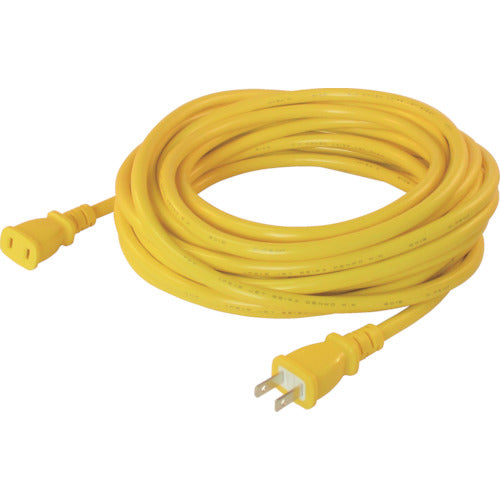 正和電工 12A補助コード1ッ口10m黄 HW-10Y 1 本