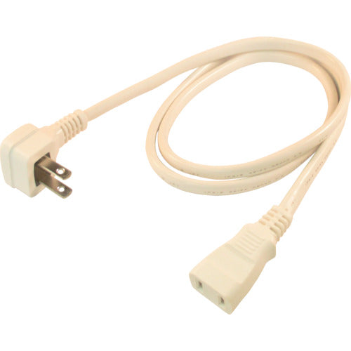 Masakazu Denko High wattage L-shaped plug extension cord 1m T-21PKL 1 piece