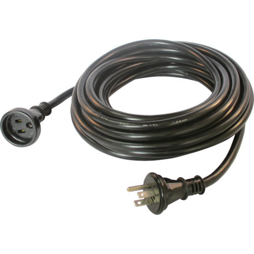 正和電工 3芯タイプ防雨型延長コード10m黒 WPE-10BK 1 本