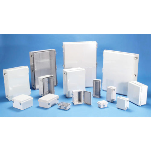 Takachi Waterproof and Dustproof Box Transparent/White Gray 100 x 150 x 70 BCAP101507T 1 unit