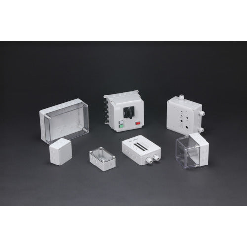 타카치 녹아웃 부착 방수·방진 박스 화이트 그레이 125×175×60 SPCM131806G 1대