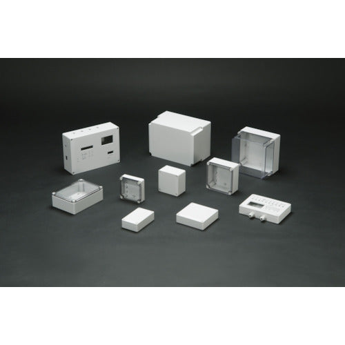 Takachi Waterproof and Dustproof Polycarbonate Box White Gray 75 x 125 x 75 SPCP081308G 1 Unit