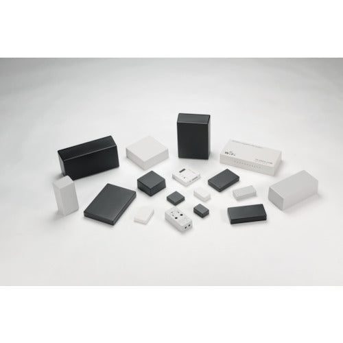 タカチ ビス止めプラケース W50×H25×D50 ブラック TW5-3-5B 1 個