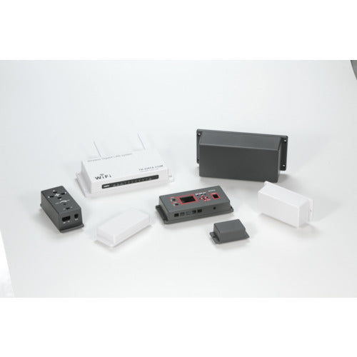 タカチ 足付難燃性プラケース W50.4×H27×D50 オフホワイト TWF5-3-5W 1 個