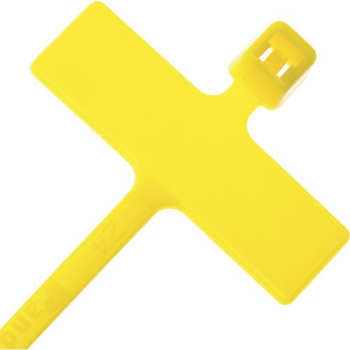 PANDUIT Flag-shaped nylon cable ties, yellow (1000 pieces) PLM2M-M4Y 1 bag