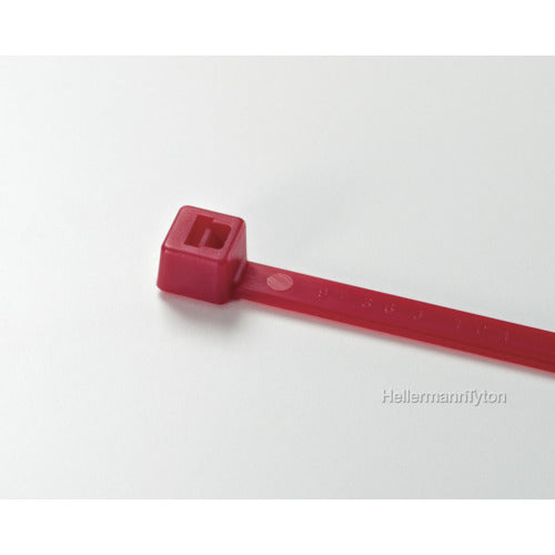 TYTON カラータイ 幅3.5×長さ152mm 屋内使用 (100本入) レッド T30R-RED 1 袋