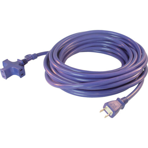 正和電工 トライアングルマルチタップ 125V−15A 10m 紺 VCTM-10B 1 本