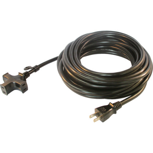 正和電工 トライアングルマルチタップ 125V−15A 10m 黒 VCTM-10BK 1 本