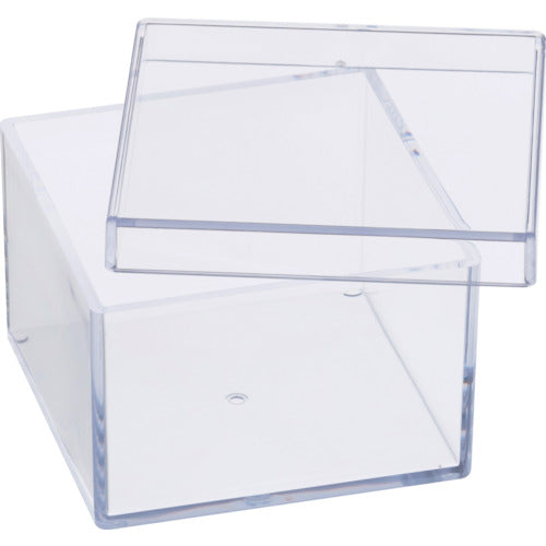 蝶プラ ポリスチレンケース デスコBK−3 フタ付 690489 1 個