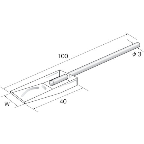 Minimo 아크릴 칩 홀더 W=10mm (10개입) SA6401 1봉