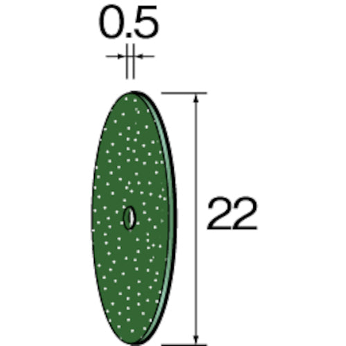 Minimo Cutting Stone GC φ22 x 0.5 (10 pieces) MC2802 1 bag