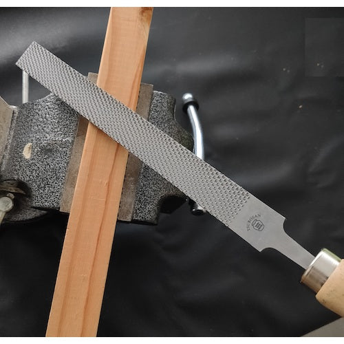 ツボサン 木工ヤスリ 半丸 150mm 鬼目/ヤスリ目 HA15040 1 本