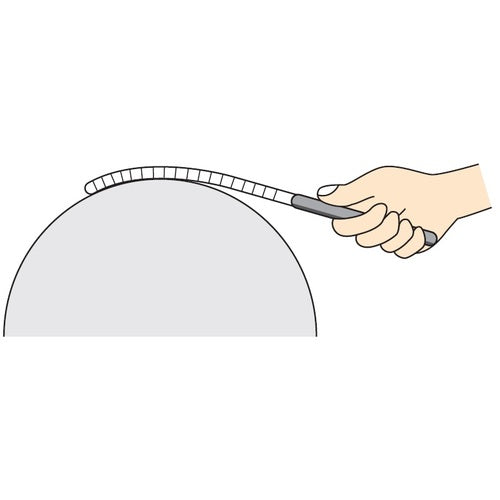 ツボサン プロヤスリ 舟型 5本組 丸 中目 MAS05-02 1 S