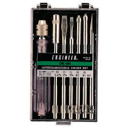 ENGINEER 교체 드라이버 세트 DK-06 1개