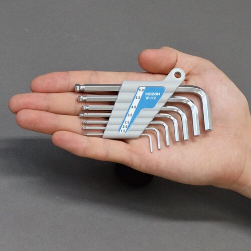 HOZAN 볼 포인트 렌치 세트 W-112 1 S