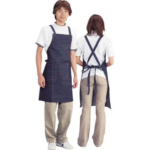 Kawanishi Jeans Chest Pad Apron, Sash Type 651 1 Piece