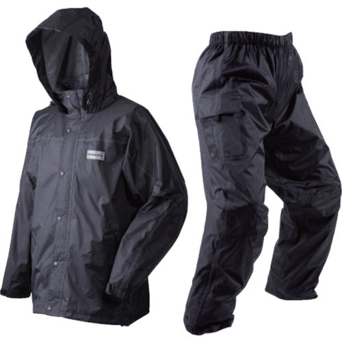 川西 レインクルードットコム ブラック LLサイズ 3542BK-LL 1 着