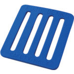 TSUYORON Parts for waist belt-type fall arrest devices D-ring stopper 4 holes Resin Blue For belt width 50 mm LT-N50-BL5 1 piece