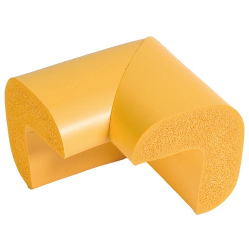 CAR-BOY 안심 쿠션 코너용 대유면 접착 사양 옐로우 AC-18YS 1개