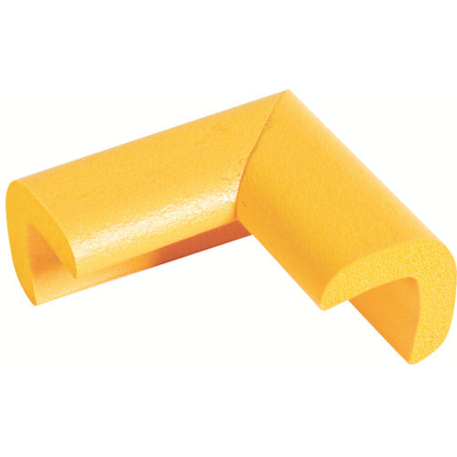 CAR-BOY Safety Cushion for Corners, Extra Fine, Oily Surface Adhesive, Yellow, AC-74YS, 1 pc