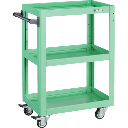 TRUSCO 툴 왜건 돌고래 높이 조절식 W600 우레탄 바퀴 영 그린 DLWS-A963U-YG 1대