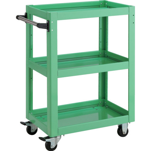 TRUSCO Tool Wagon Dolphin Height Adjustable 600X400 Young Green DLWS-A963-YG 1 Unit
