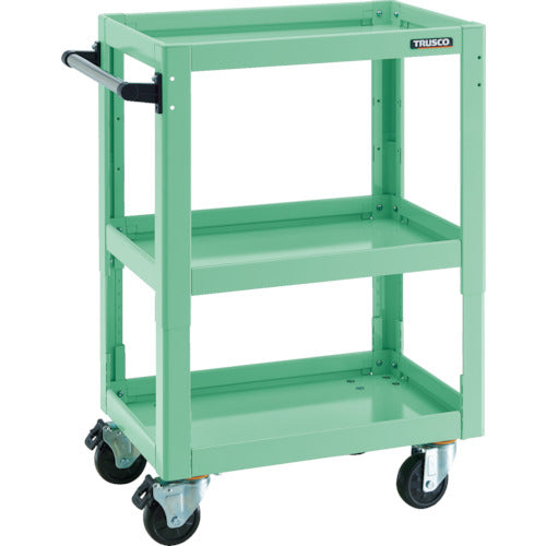 TRUSCO Tool Wagon Dolphin Height Adjustable W750 4 Wheels Young Green DLWS-A973J-YG 1 Unit