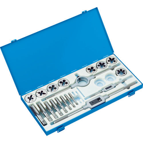 TRUSCO Tap and Die Set SKS 10mm to 24mm Fine Thread T-50D1024NH 1 S