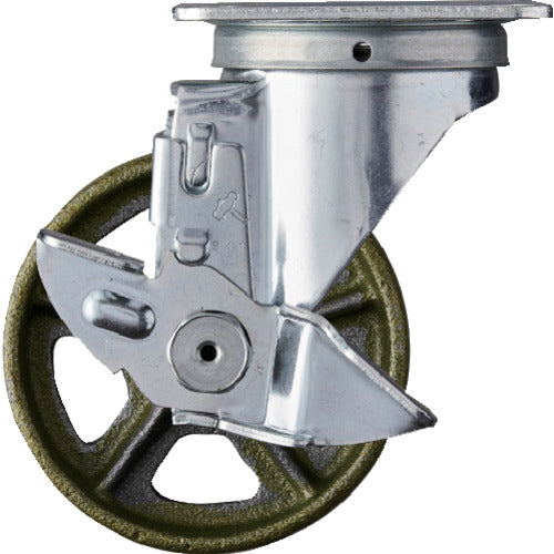 ハンマー プレート式キャスター 自在SP付 イモノ車 100径 413S-C100 1 個