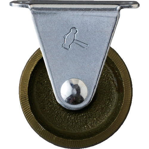 Hammer Plate Type Fixed Cast Caster 38 Diameter G Series 420R-C38 1 pc