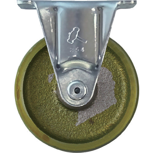 ハンマー プレート式固定鋳物キャスター 75径 Gシリーズ 420R-C75 1 個