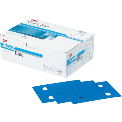 3M ブルーサンディングシートDF10 75X110mm #80 (100枚入) H/DF10 80 BLU 1 箱