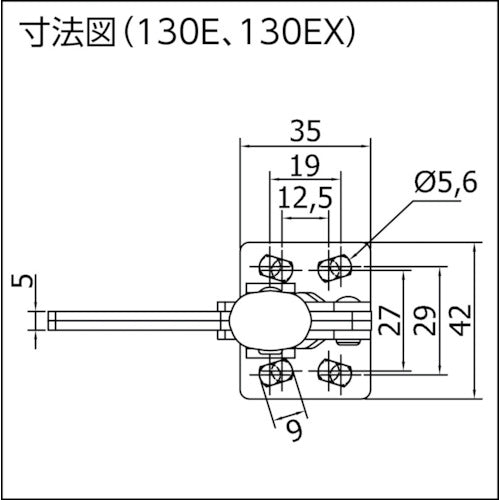SPEEDY B 【売切廃番】 トグルクランプ スピーディブロック 縦型 130E 130E 1 個